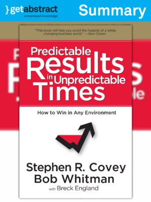 cover image of Predictable Results in Unpredictable Times (Summary)